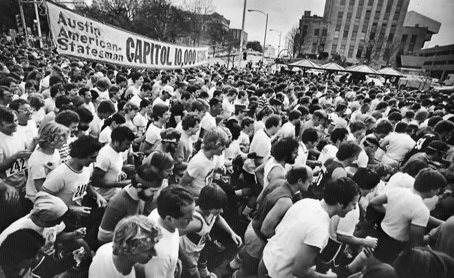 The 1986 Capitol 10,000 race. [American-Statesman photo]