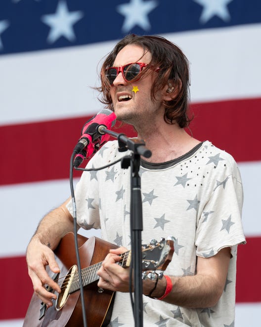 Micah Nelson of Particle Kid performs in concert during Willie Nelson's 4th of July Picnic at Q2 Stadium on July 04, 2023 in Austin, Texas.