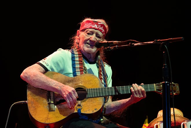 Willie Nelson performs in concert during Willie Nelson's 4th of July Picnic at Q2 Stadium on July 04, 2023 in Austin, Texas.