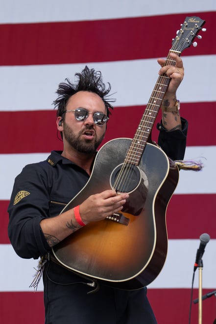 Shakey Graves performs in concert during Willie Nelson's 4th of July Picnic at Q2 Stadium on July 04, 2023 in Austin, Texas.